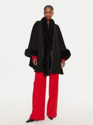 YES LONDON Płaszcz wełniany CD1193/ECO Czarny Regular Fit. Czarne płaszcze YES LONDON, na zimę, bez wzorów, z wełny, bez kaptura. Za 2,499.00 zł.