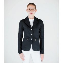 Damska kurtka konkursowa ELT Light Mesh. Czarne kurtki ELT, l, bez wzorów, z elastanu, eleganckie, bez kaptura. Za 415.50 zł.