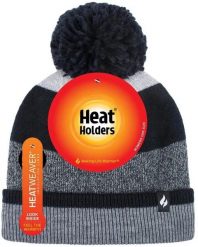 Damska czapka zimowa z uchwytami termicznymi Alps czarna. Czarne czapki zimowe HEAT HOLDERS, bez wzorów, z dzianiny, eleganckie. Za 162.99 zł.