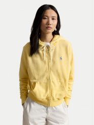 Polo Ralph Lauren Bluza 211971693502 Żółty jasny Relaxed Fit. Żółte bluzy Polo Ralph Lauren, xs, bez wzorów, z bawełny, bez kaptura. Za 859.99 zł.