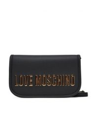 LOVE MOSCHINO Torebka JC4028PP1NKD0000 Czarny. Czarne listonoszki Love Moschino, bez wzorów, ze skóry, bez dodatków. Za 619.99 zł.