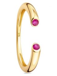 Diamant Exquis Złoty pierścionek z rubinami rozmiar: 56. Czerwone pierścionki Diamant Exquis, z rubinem, złote. Za 1,217.99 zł.