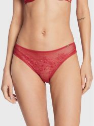 Gossard Figi klasyczne Glossies Lace 13003 Czerwony. Czerwone figi Gossard, bez wzorów, z syntetyku. Za 69.99 zł.