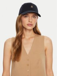 Tommy Hilfiger Czapka z daszkiem AW0AW16843 Granatowy. Niebieskie czapki z daszkiem Tommy Hilfiger, bez wzorów, z bawełny. Za 239.99 zł.