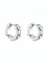 PHILIPP PLEIN Kolczyki The Plein Cuff PJ1EA21EU Srebrny. Szare kolczyki Philipp Plein, metalowe. Za 509.99 zł.
