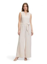 BETTY & CO Kombinezon w kolorze kremowym rozmiar: 42. Brązowe kombinezony Betty & Co, bez wzorów, bez kołnierzyka, bez ramiączek. Za 174.95 zł.