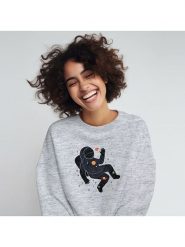 WOOOP Bluza "Inner space" w kolorze szarym rozmiar: XXL. Szare bluzy Wooop, xxl, bez wzorów, z bawełny, bez kaptura. Za 108.99 zł.