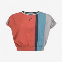 Koszulka z krótkim rękawem damska PADEL Crop Top. Szare topy Head, s, bez wzorów, z jersey. W wyprzedaży za 161.00 zł.