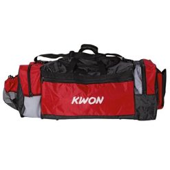 Torba sportowa taekwondo Kwon Evolution. Czerwone torby sportowe KWON, bez wzorów, z nylonu, na ramię, duże. Za 218.50 zł.