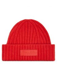 Tommy Hilfiger Czapka Tommy Twist Beanie AW0AW15325 Pomarańczowy. Brązowe czapki zimowe Tommy Hilfiger, bez wzorów, z syntetyku. Za 439.99 zł.