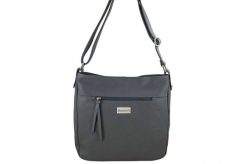 Listonoszka skórzana BARBERNI'S c. szara 984-28. Szare shopper bag Barberinis, bez wzorów, ze skóry, biznesowe, małe, bez dodatków. Za 269.99 zł.