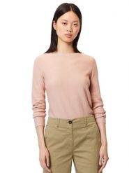 Marc O'Polo Sweter 308 6006 60153 Różowy Regular Fit. Czerwone swetry Marc O'Polo, m, bez wzorów, z bawełny, bez ramiączek. Za 339.99 zł.