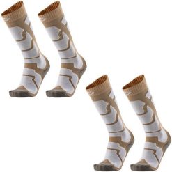 Skarpety ski dla kobieta Therm-ic Ski Insulation zestaw 2 par wysokosc kolano. Fioletowe rękawiczki THERM-IC, bez wzorów. Za 199.00 zł.