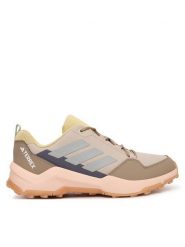 Adidas Trekkingi Terrex AX4R K JR6640 Brązowy. Brązowe buty trekkingowe adidas, bez wzorów, z materiału, bez zapięcia, trekkingowe. Za 238.99 zł.