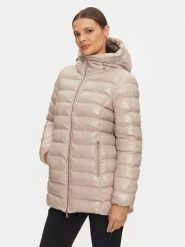 Geox Kurtka puchowa Zosma W4628A TC191 F1798 Beżowy Regular Fit. Brązowe kurtki Geox, bez wzorów, z puchu, bez kaptura. Za 519.99 zł.