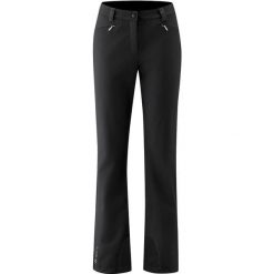 Damskie spodnie sportowe Maier Softshell. Czarne spodnie narciarskie Maier Sports, bez wzorów, z materiału, narciarskie. Za 1,004.99 zł.