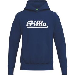 Niebieska bluza z kapturem Erima Retro. Niebieskie bluzy z kapturem Erima, m, bez wzorów, z bawełny, z kapturem, do piłki nożnej. Za 314.99 zł.