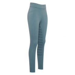 Damskie legginsy jeździeckie z pełną przyczepnością Imperial Riding Tamara. Niebieskie legginsy IMPERIAL RIDING, z aplikacjami, z tkaniny. Za 405.50 zł.