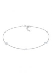 Elli Damski bransoletka na kostkę Coin Tren Basic regulowany w srebrze 925 Sterling Silver Bransoletki na nogę 1 ct. Szare bransoletki Elli, srebrne. Za 248.99 zł.