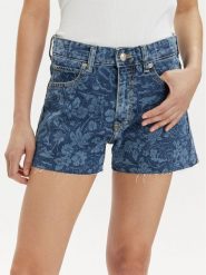 Lee Szorty jeansowe Rider 112349596 Niebieski Straight Fit. Niebieskie szorty Lee, bez wzorów, z bawełny. Za 159.99 zł.