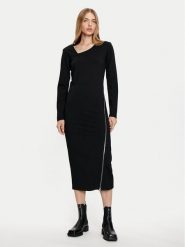 Karen by Simonsen Sukienka codzienna Rebecca 10105100 Czarny Slim Fit. Czarne sukienki Karen by Simonsen, na co dzień, l, bez wzorów, z wiskozy, bez kołnierzyka, bez ramiączek, proste. Za 299.99 zł.