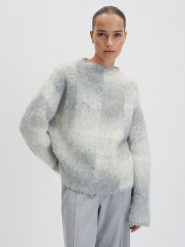 Someday Sweter w kolorze jasnoszaro-białym rozmiar: S. Szare swetry someday., s, bez wzorów, z wełny, bez ramiączek. Za 173.99 zł.