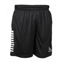 Spodenki Piłkarskie Unisex Dla Dorosłych Hiszpania. Czarne szorty Select, bez wzorów, sportowe. Za 94.99 zł.