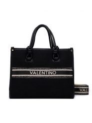Valentino Torebka Winter Aella VBSABG04 Czarny. Czarne torebki klasyczne Valentino, bez wzorów, ze skóry, bez dodatków. Za 619.99 zł.