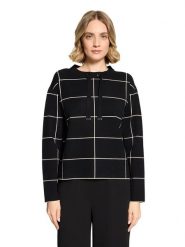 Betty Barclay Sweter w kolorze czarnym rozmiar: 42. Czarne swetry Betty Barclay, bez wzorów, bez ramiączek. Za 244.95 zł.