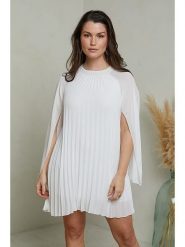 Curvy Lady Sukienka w kolorze białym rozmiar: 44/46. Białe sukienki Curvy Lady, na co dzień, bez wzorów, klasyczne, bez kołnierzyka, bez ramiączek, mini, proste. Za 88.43 zł.