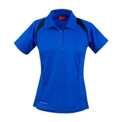 Damska Koszulka Polo Team Spirit. Niebieskie t-shirty sportowe SPIRO, bez wzorów, bez ramiączek. Za 83.99 zł.