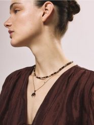 Zestaw naszyjników z koralikami - wielobarwny. Naszyjniki Reserved. Za 69.99 zł.