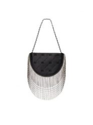 KARL LAGERFELD Torebka A4W30111 Czarny. Czarne kopertówki KARL LAGERFELD, bez wzorów, z materiału, wizytowe, bez dodatków. Za 799.99 zł.