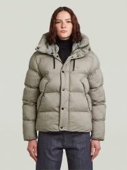 G-Star Kurtka pikowana w kolorze szarobrązowym rozmiar: XXL. Brązowe kurtki G-Star, xxl, bez wzorów, retro, bez kaptura. Za 592.99 zł.