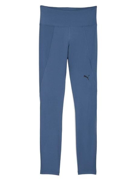 Puma Legginsy sportowe "Tad Essential" w kolorze niebieskim rozmiar: L. Niebieskie legginsy Puma, l, bez wzorów, z materiału, z podwyższonym stanem, outdoorowe. Za 118.01 zł.