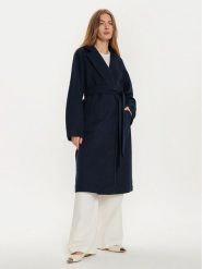 Gina Tricot Płaszcz przejściowy 22987 Granatowy Regular Fit. Niebieskie płaszcze Gina Tricot, xl, bez wzorów, z syntetyku, bez kaptura. Za 209.99 zł.