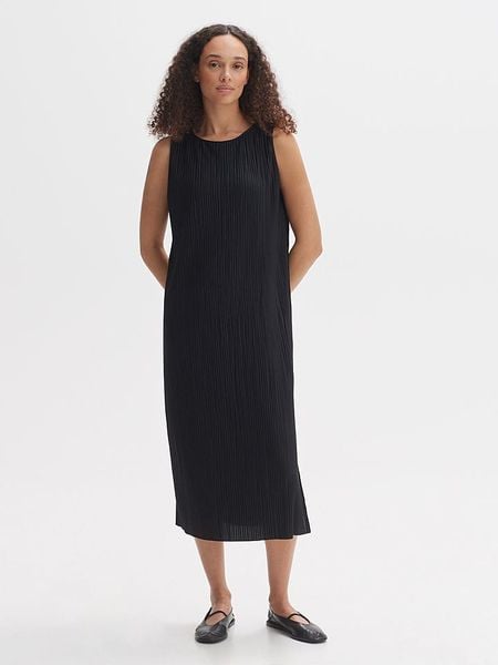 OPUS Sukienka w kolorze czarnym rozmiar: 38. Czarne sukienki Opus, bez wzorów, bez kołnierzyka, bez ramiączek, midi. Za 135.81 zł.