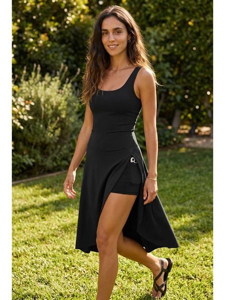 SOULSHAE Spódnica w kolorze czarnym rozmiar: L/XL. Czarne spódnice SOULSHAE, l, bez wzorów, maxi, asymetryczne. Za 109.95 zł.