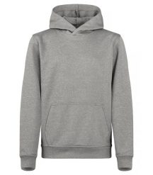 Clique Basic Active Hoody Junior — bluza junior z kapturem z barwionego włóknem. Szare bluzy CLIQUE, m, bez wzorów, z włókna, z kapturem. Za 145.21 zł.