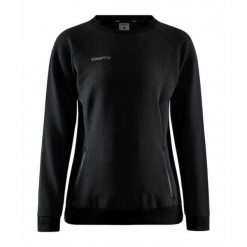 Bluza damska Craft core soul crew. Czarne bluzy Craft, na zimę, bez wzorów, bez ramiączek, bez kaptura. Za 253.35 zł.