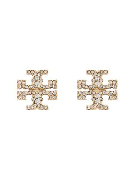 Tory Burch Kolczyki Kira Pave Stud 158535 Złoty. Żółte kolczyki Tory Burch, metalowe. Za 544.99 zł.