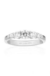 Sif Jakobs Jewellery pierścionek srebrny. Szare pierścionki Sif Jakobs Jewellery, srebrne. Za 459.99 zł.