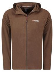 Geographical Norway Kurtka polarowa "Tugood" w kolorze brązowym rozmiar: XXL. Brązowe kurtki Geographical Norway, xxl, bez wzorów, z polaru, bez kaptura. Za 92.42 zł.