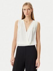 Rinascimento Bluzka CFC0122616003 Écru Regular Fit. Bluzki Rinascimento, m, bez wzorów, z syntetyku, bez kołnierzyka, bez ramiączek. Za 149.99 zł.