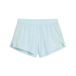 Puma W Run Velocity 3 Short Szorty Damskie. Niebieskie szorty sportowe Puma, bez wzorów, z elastanu, do biegania. Za 151.30 zł.