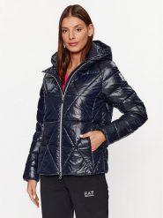 EA7 Emporio Armani Kurtka puchowa 6RTB10 TN5LZ 0551 Granatowy Regular Fit. Niebieskie kurtki EA7 Emporio Armani, na zimę, m, bez wzorów, z puchu, bez kaptura. Za 599.99 zł.
