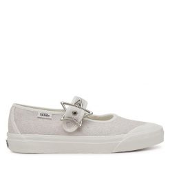 Baleriny Vans. Brązowe baleriny Vans, bez wzorów, bez obcasa, bez zapięcia. Za 219.99 zł.
