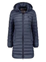 Geographical Norway Płaszcz pikowany w kolorze granatowym rozmiar: XXL. Niebieskie płaszcze Geographical Norway, xxl, bez wzorów, bez kaptura. Za 193.70 zł.