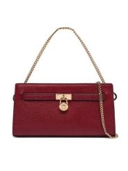 MICHAEL Michael Kors Torebka 32F5GNXC0L Bordowy. Czerwone kopertówki MICHAEL Michael Kors, bez wzorów, ze skóry, wizytowe, bez dodatków. Za 879.99 zł.