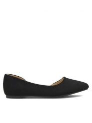 Jenny Fairy Baleriny JANE WS2108-08 Czarny. Czarne baleriny Jenny Fairy, bez wzorów, z materiału, bez obcasa, bez zapięcia. Za 89.99 zł.